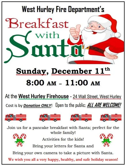 Breakfast with santa dec11