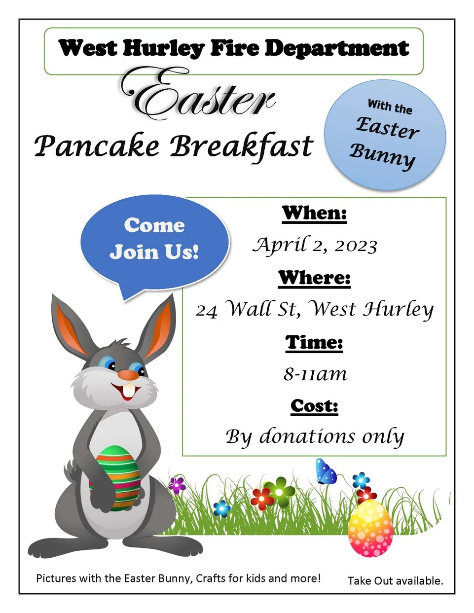 2023 Easter Flyer WHFD